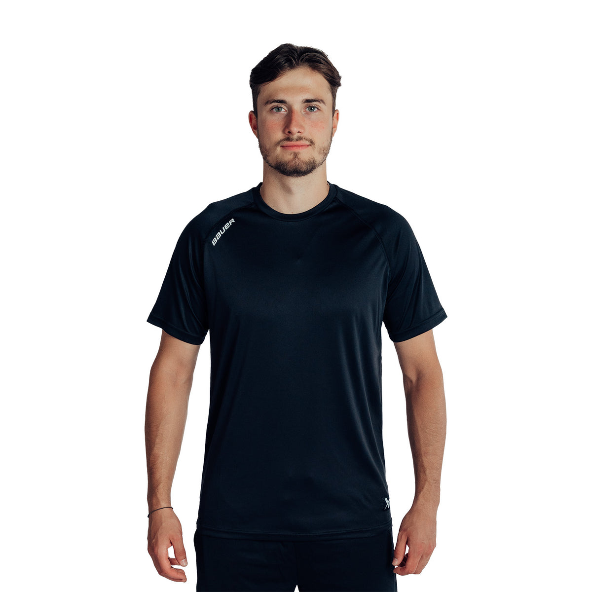 BAUER Team Tech Tee - schwarz - Sr.