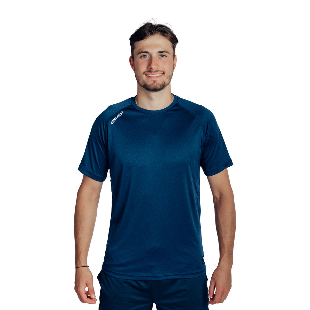 BAUER Team Tech Tee - marine - Sr.