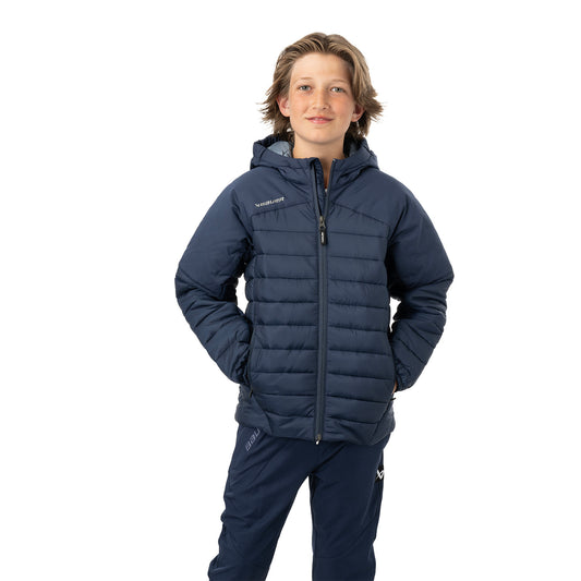 BAUER Team Puffer Jacke - marine - Yth.