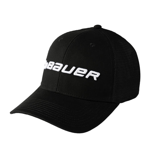 BAUER Core Adj. Cap - schwarz - Sr.