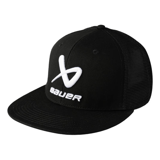 BAUER Core Flatbrim Cap - schwarz - Sr.