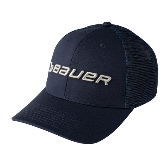 BAUER Core Adj. Cap - marine - Yth.