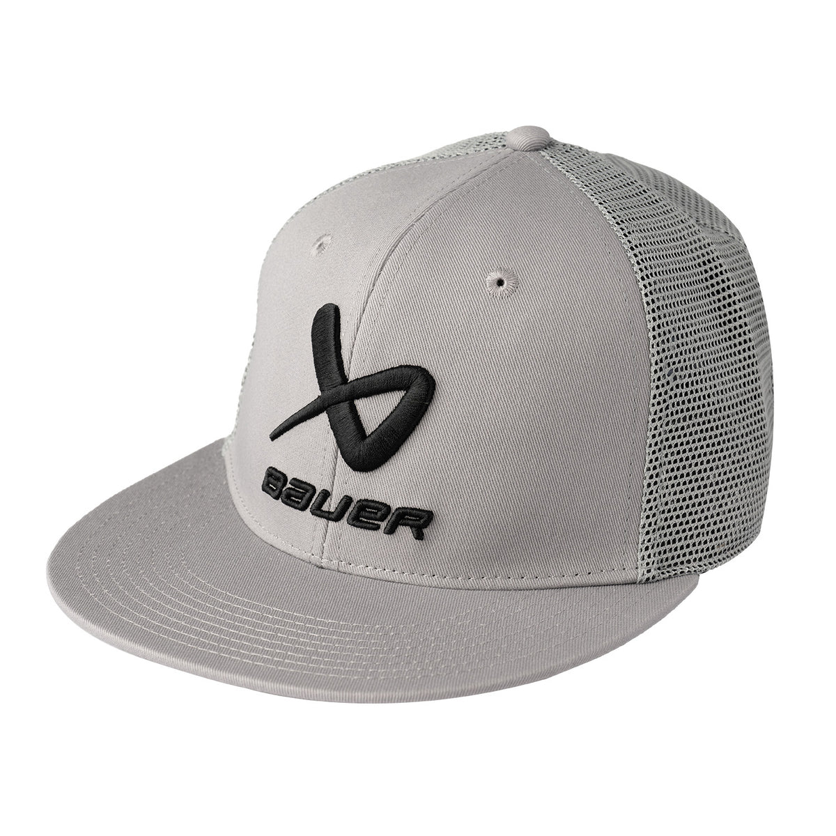BAUER Core Flatbrim Cap - grau - Yth.