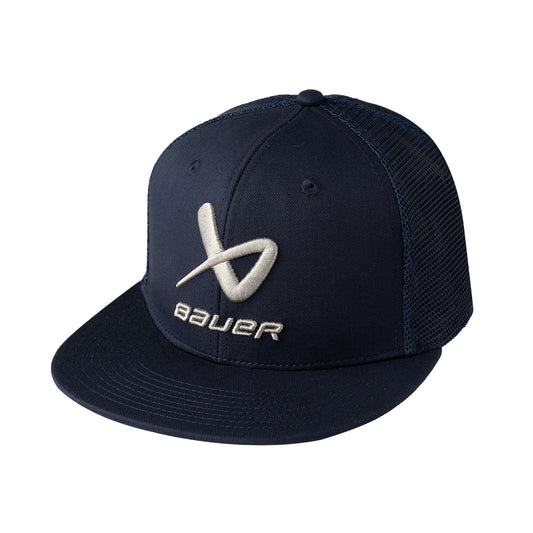 BAUER Core Flatbrim Cap - marine - Yth.