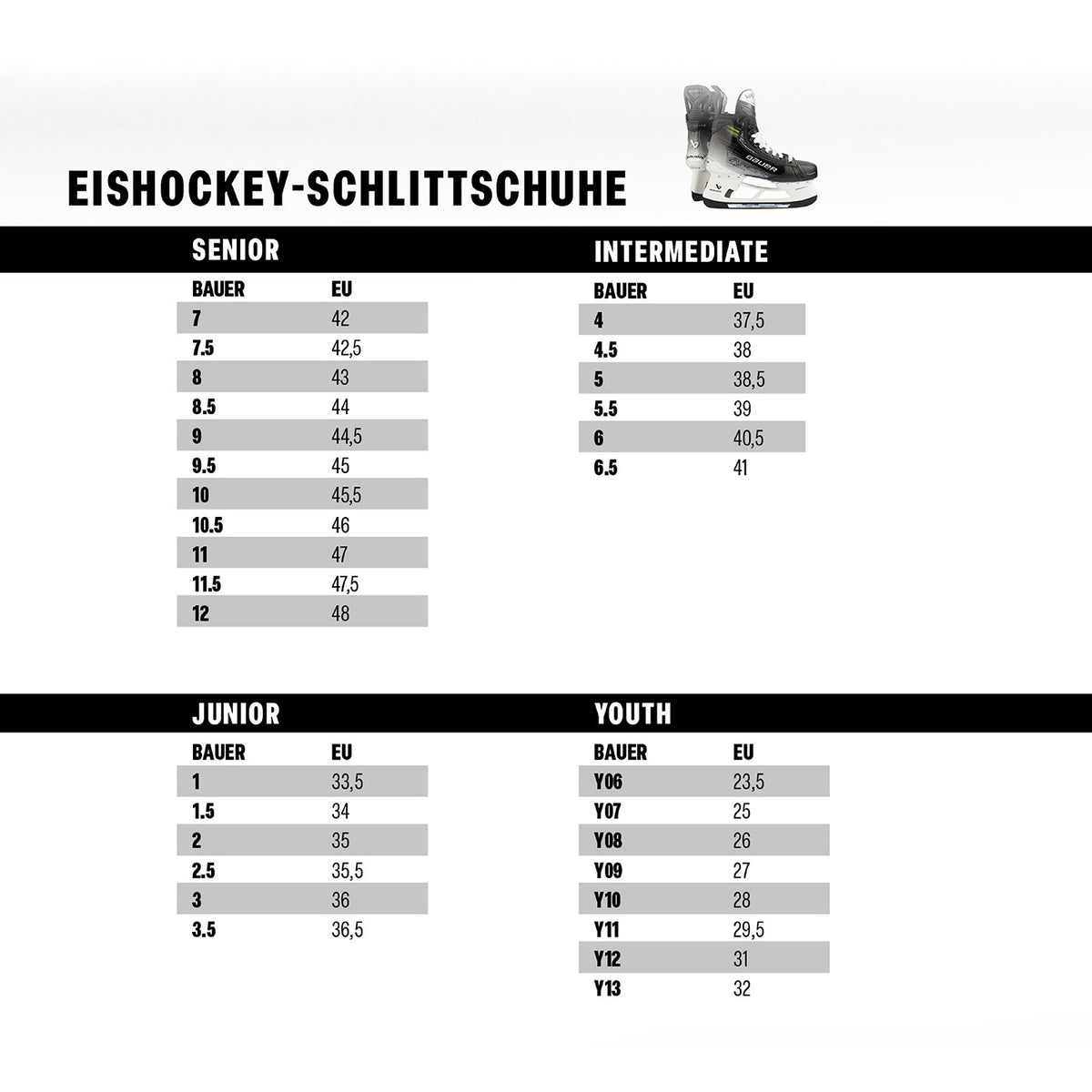 Bauer Schlittschuh Supreme F15 - Int.