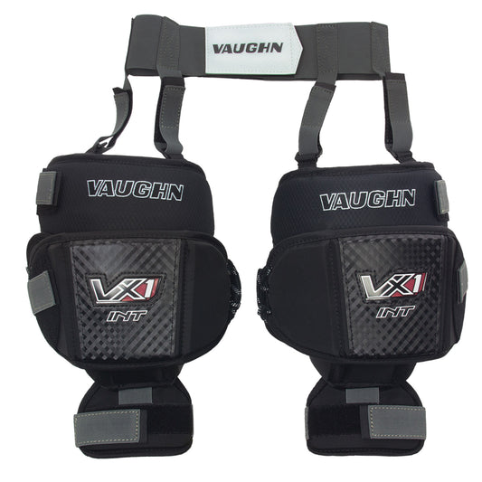 VAUGHN Torwart Knie- &amp; Oberschenkelschtutz mit Strumpfhalter VX1 - Int.
