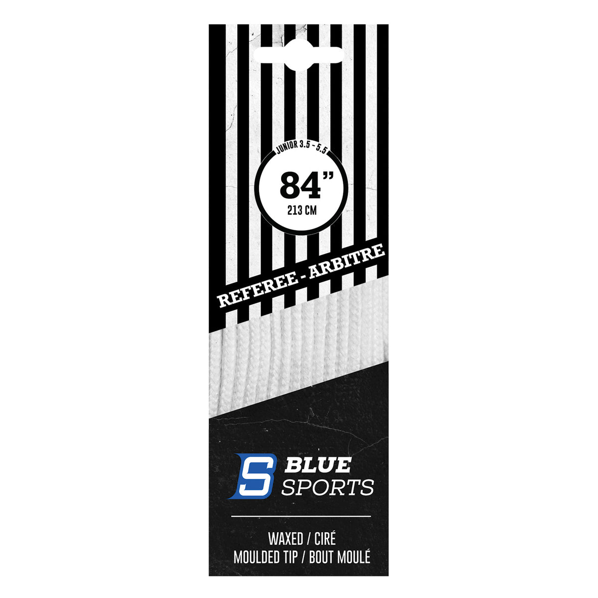 BLUE SPORTS Schiedsrichter Pro Schnürsenkel gewachst